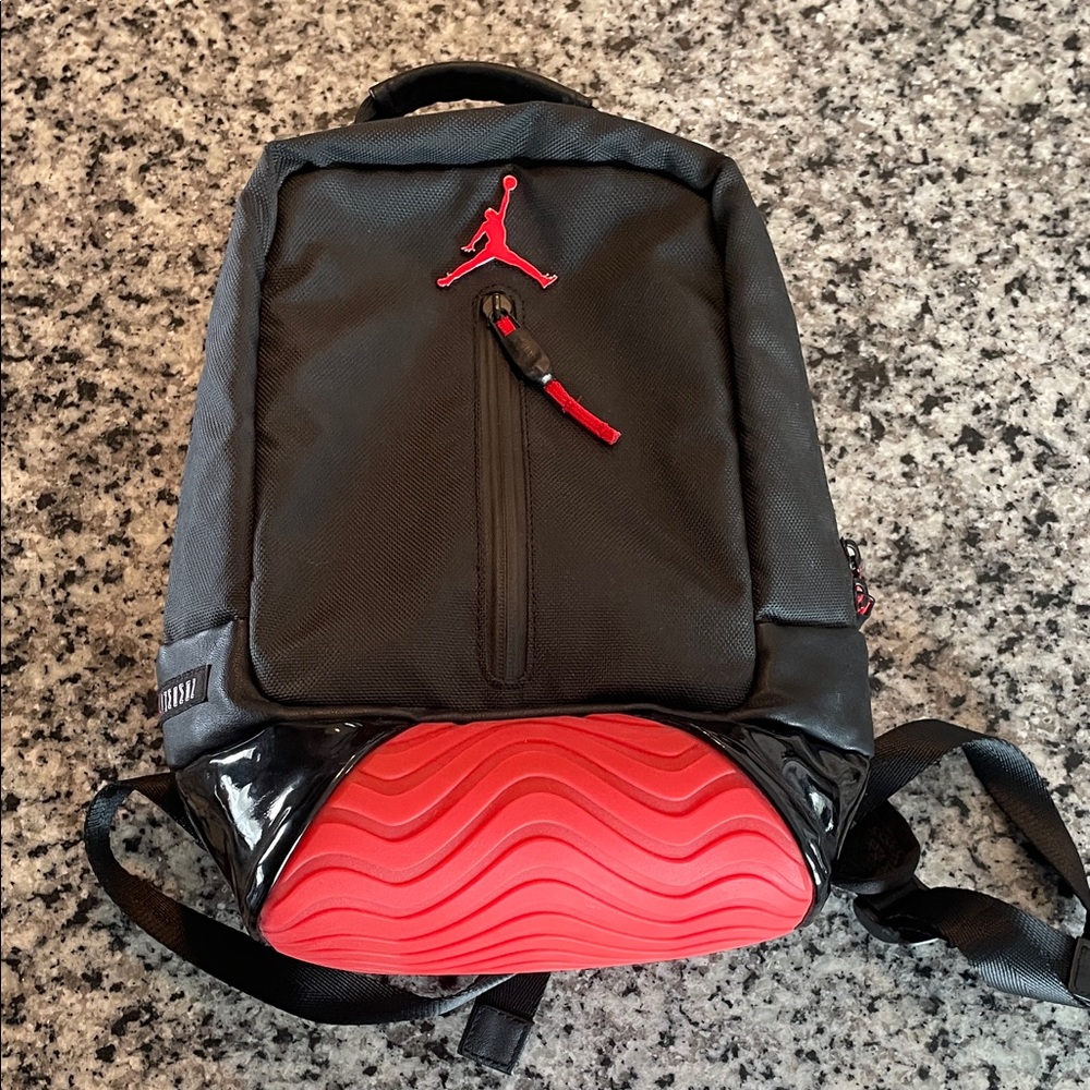 Like new Nike Air Jordan Retro XI 11 BRED BLACK RED Backpack 7A0024-KR5